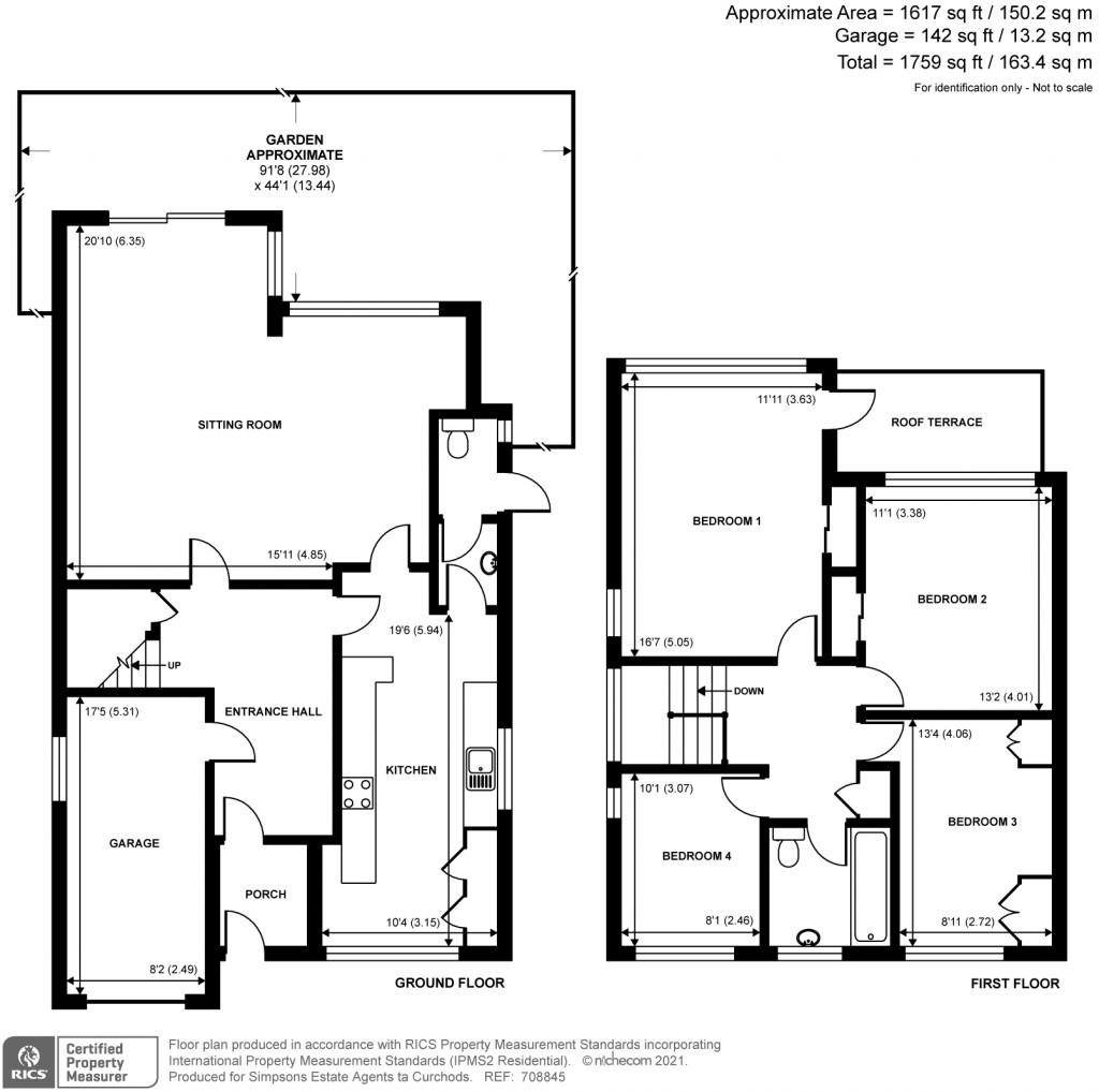 Floorplans For Between Streets, Cobham, Surrey