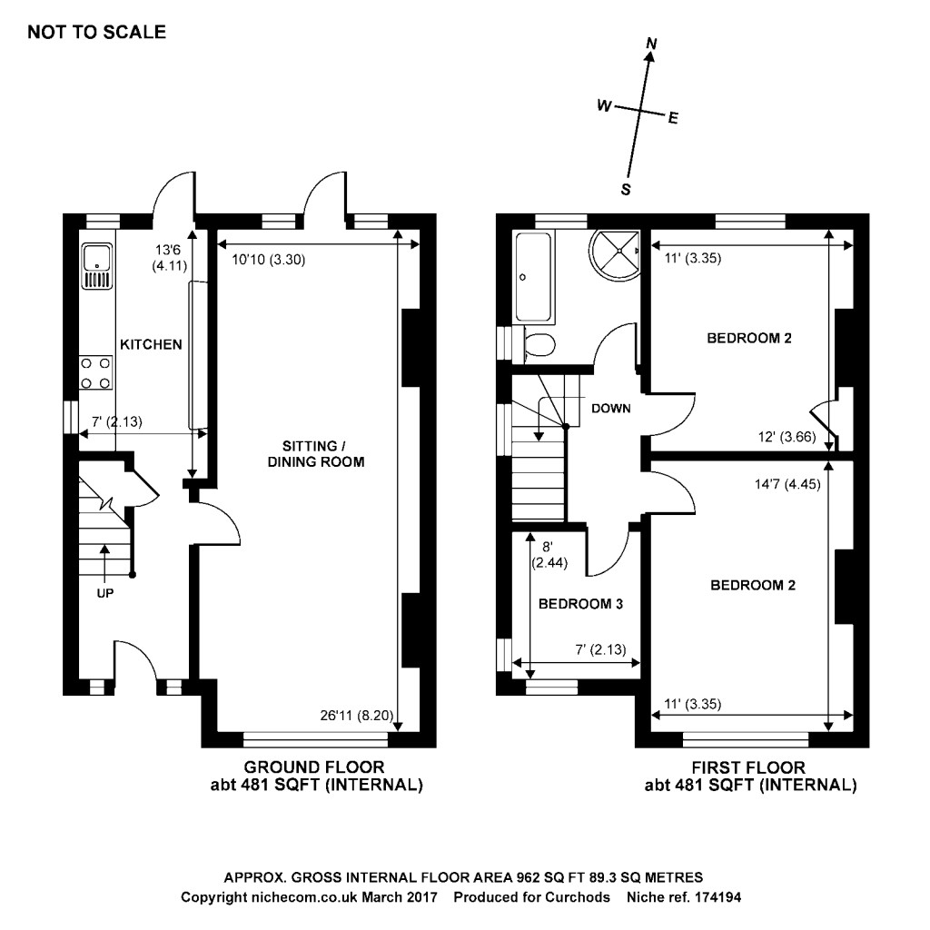Floorplans For Hampton Court Avenue, East Molesey, KT8