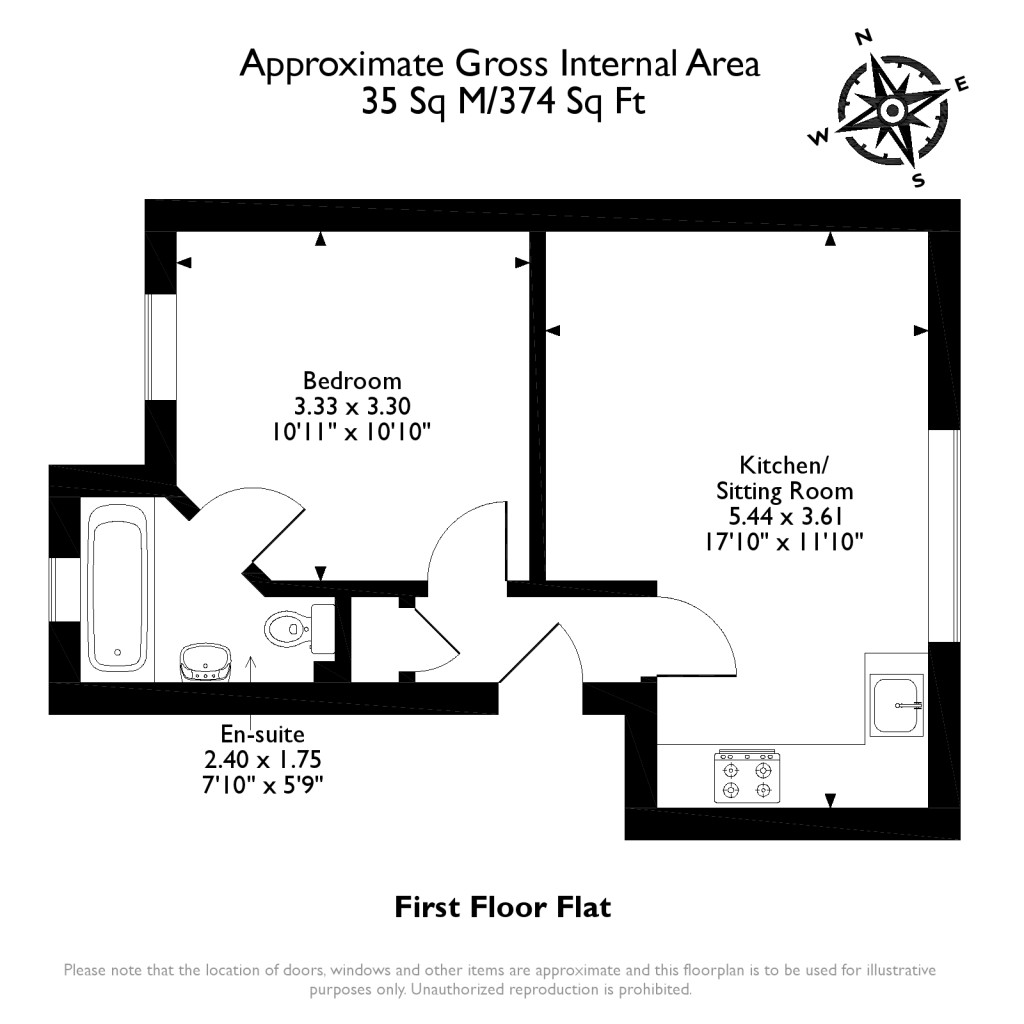 Floorplans For Napier Road, Ashford, TW15