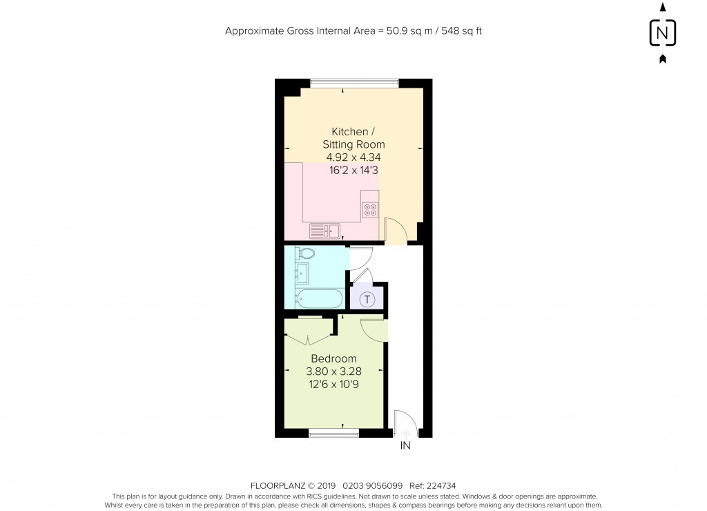 Floorplans For Green Lane, Shepperton, TW17