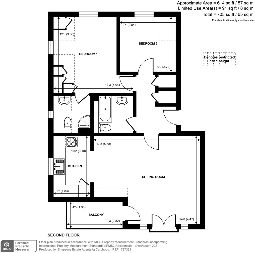 Floorplans For Swan Walk, Shepperton, Surrey