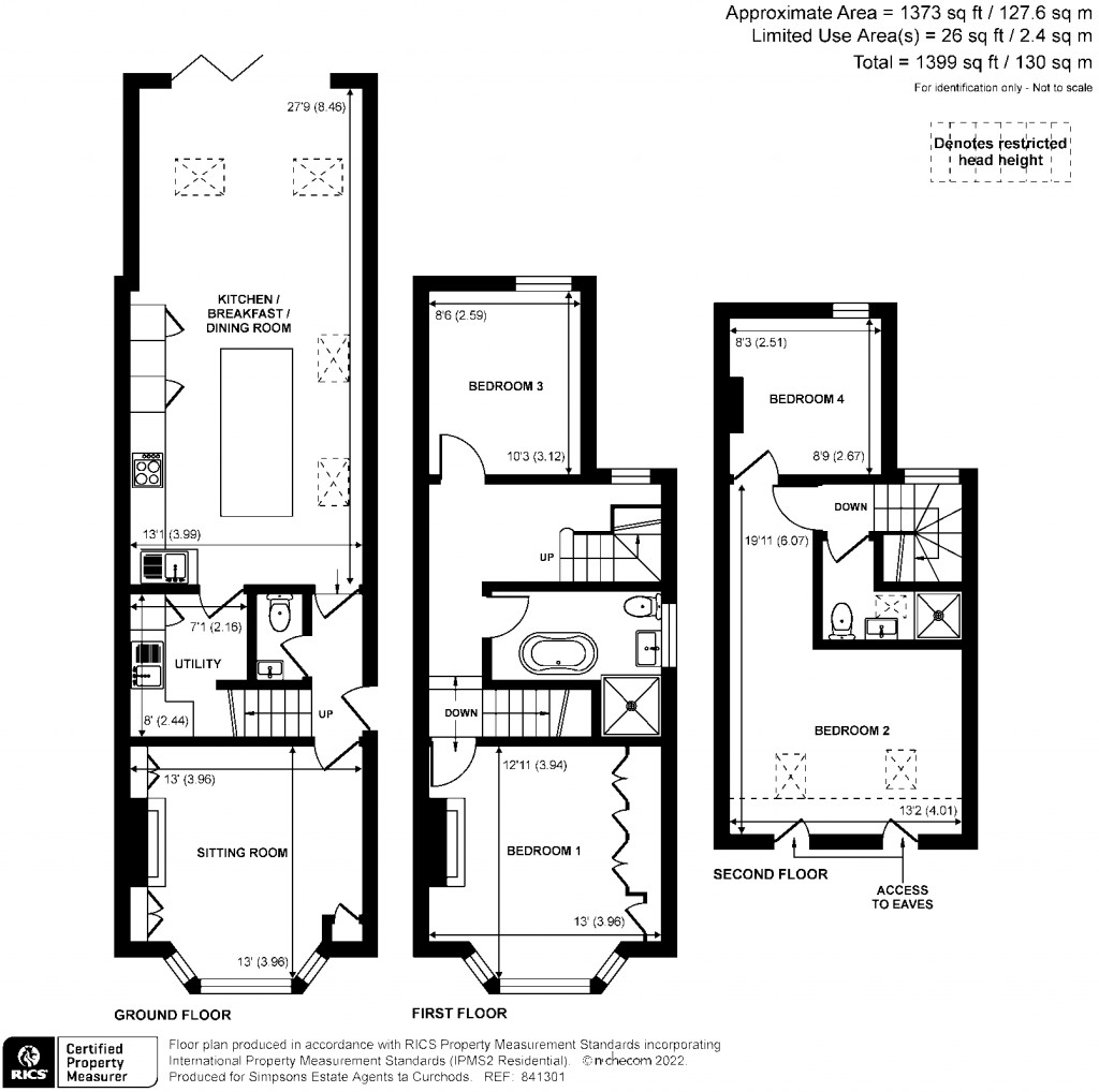 Floorplans For Portsmouth Road, Cobham, Surrey