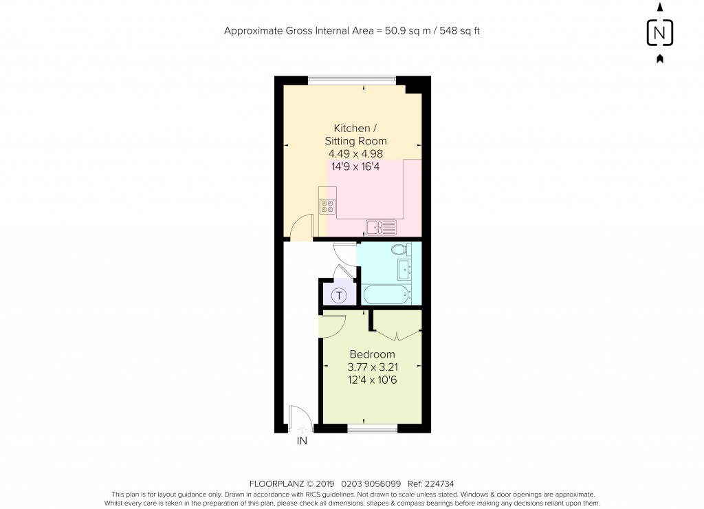 Floorplans For Green Lane, Shepperton, TW17