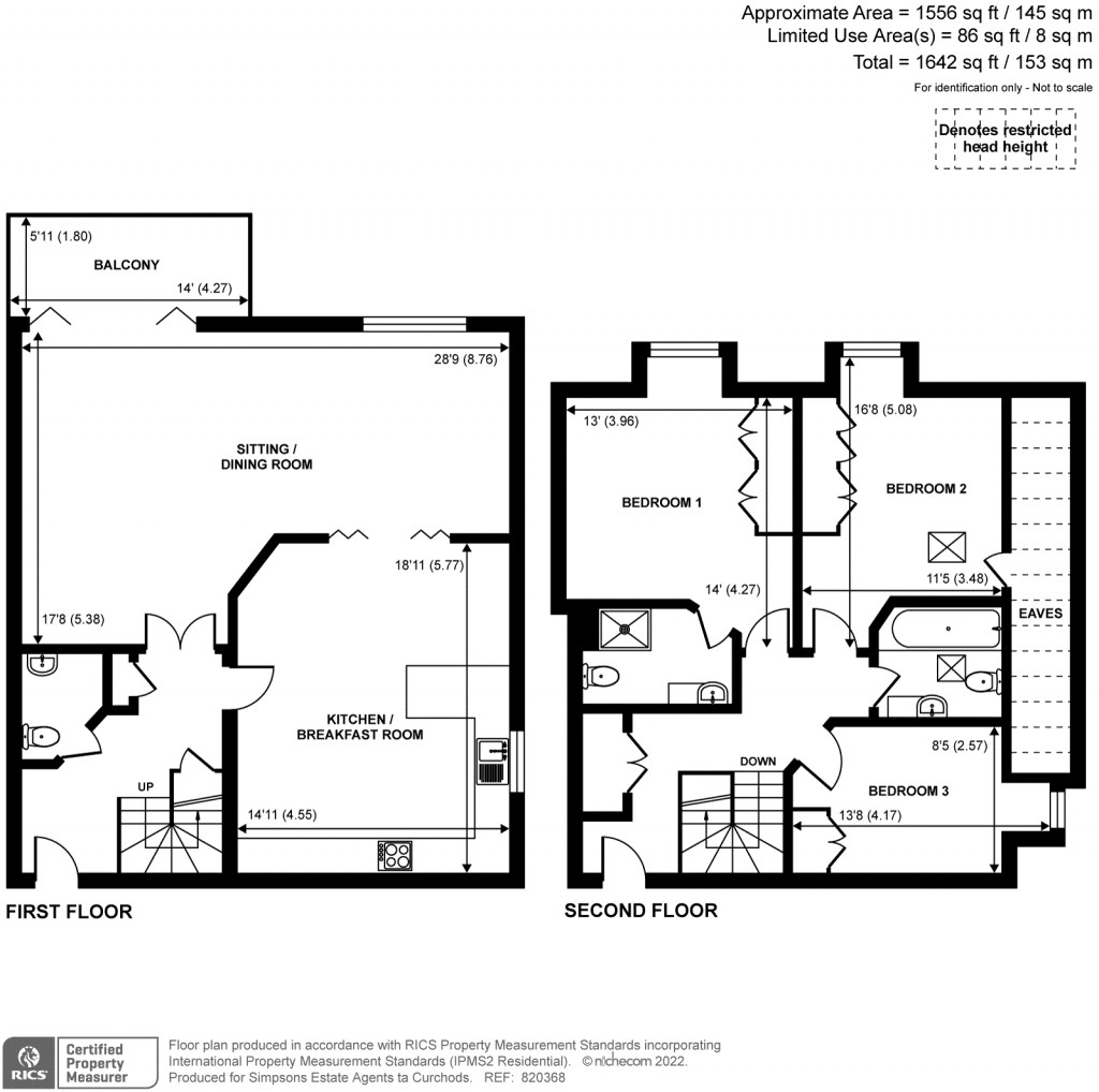 Floorplans For Ashley Road, Walton-On-Thames, Surrey