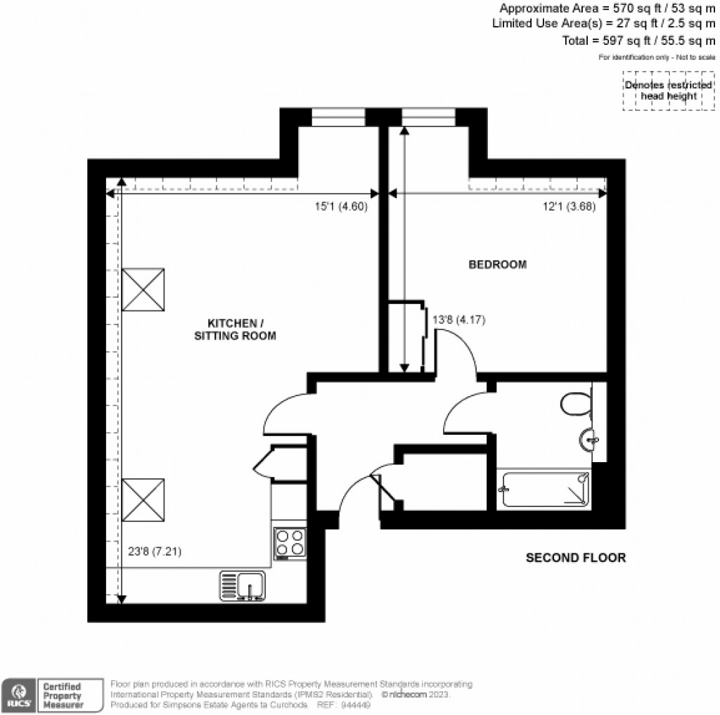 Floorplans For Albright Gardens, Walton-On-Thames, Surrey