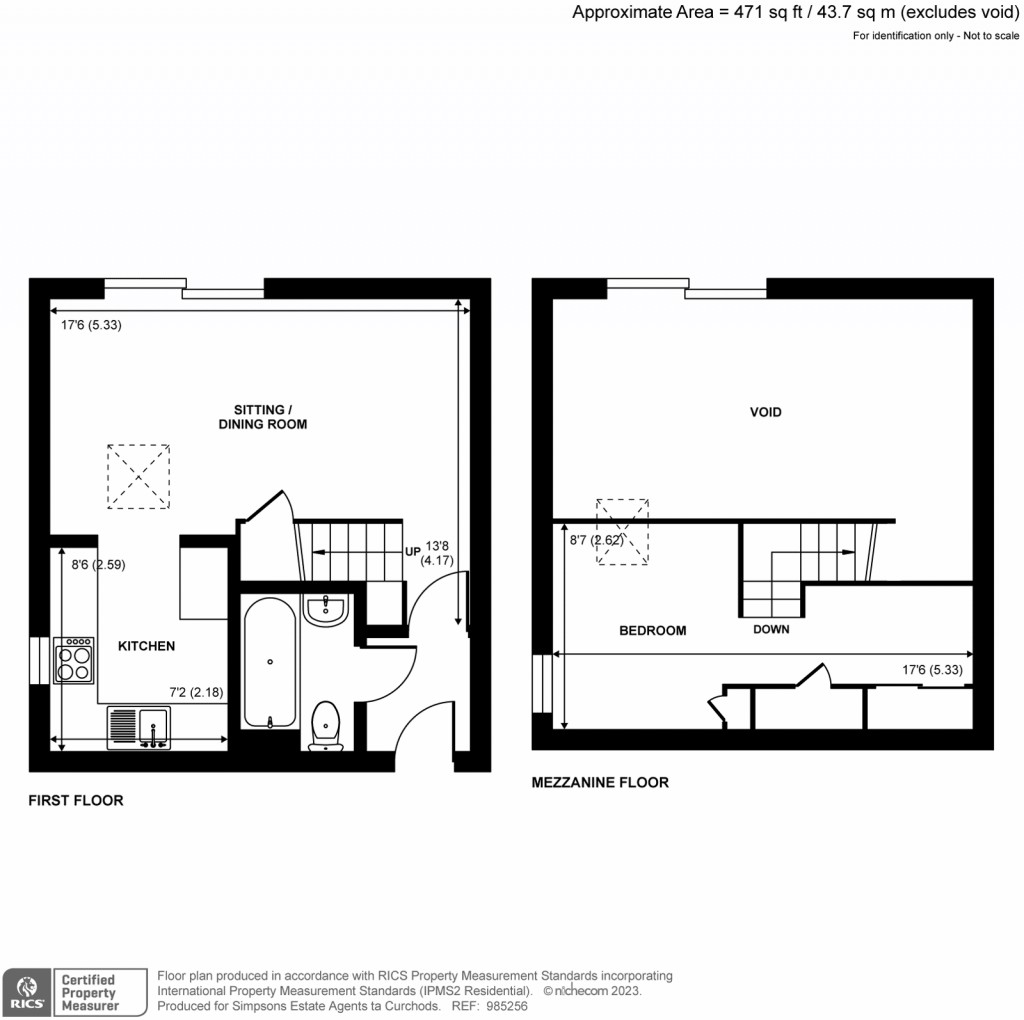 Floorplans For Laleham Road, Shepperton