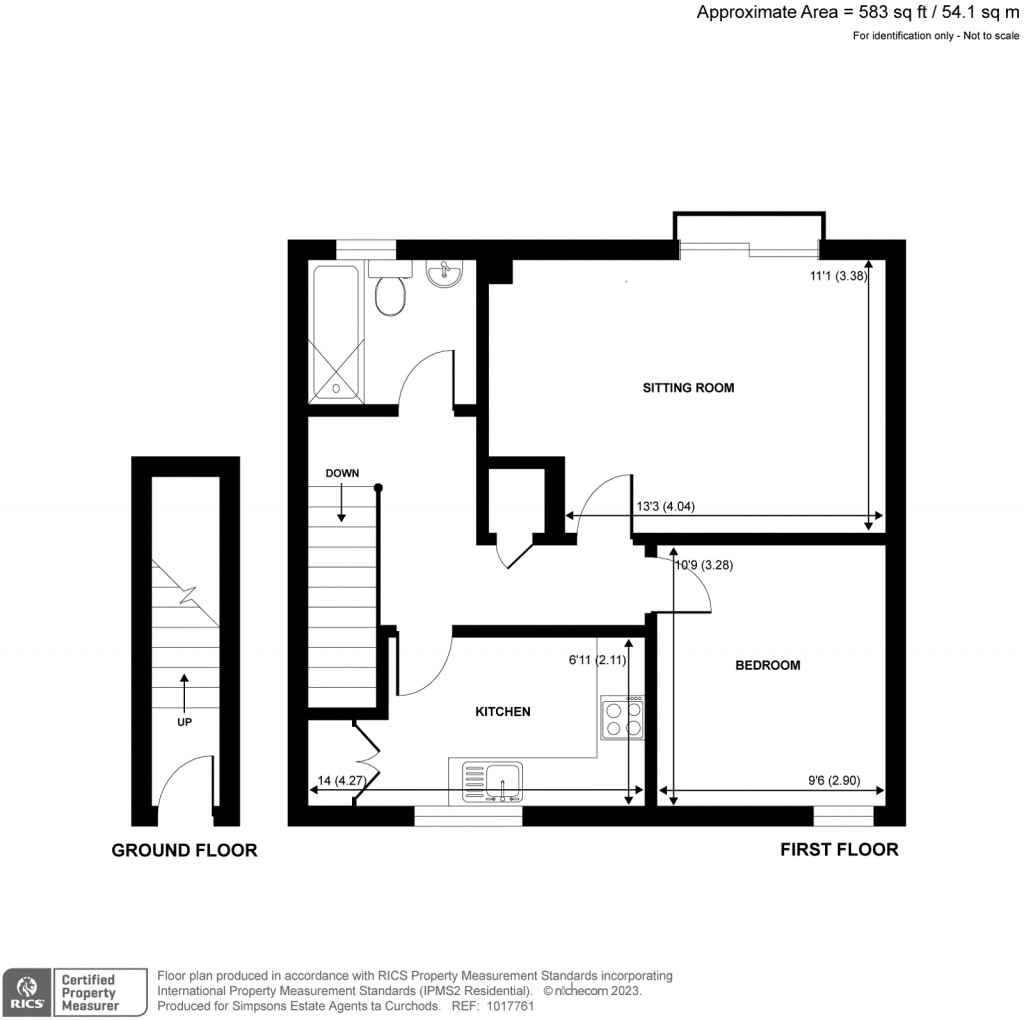 Floorplans For Thurlestone Close, Shepperton, TW17