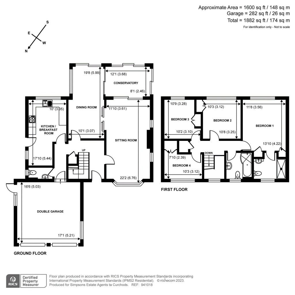Floorplans For Pine Walk, Great Bookham, Leatherhead