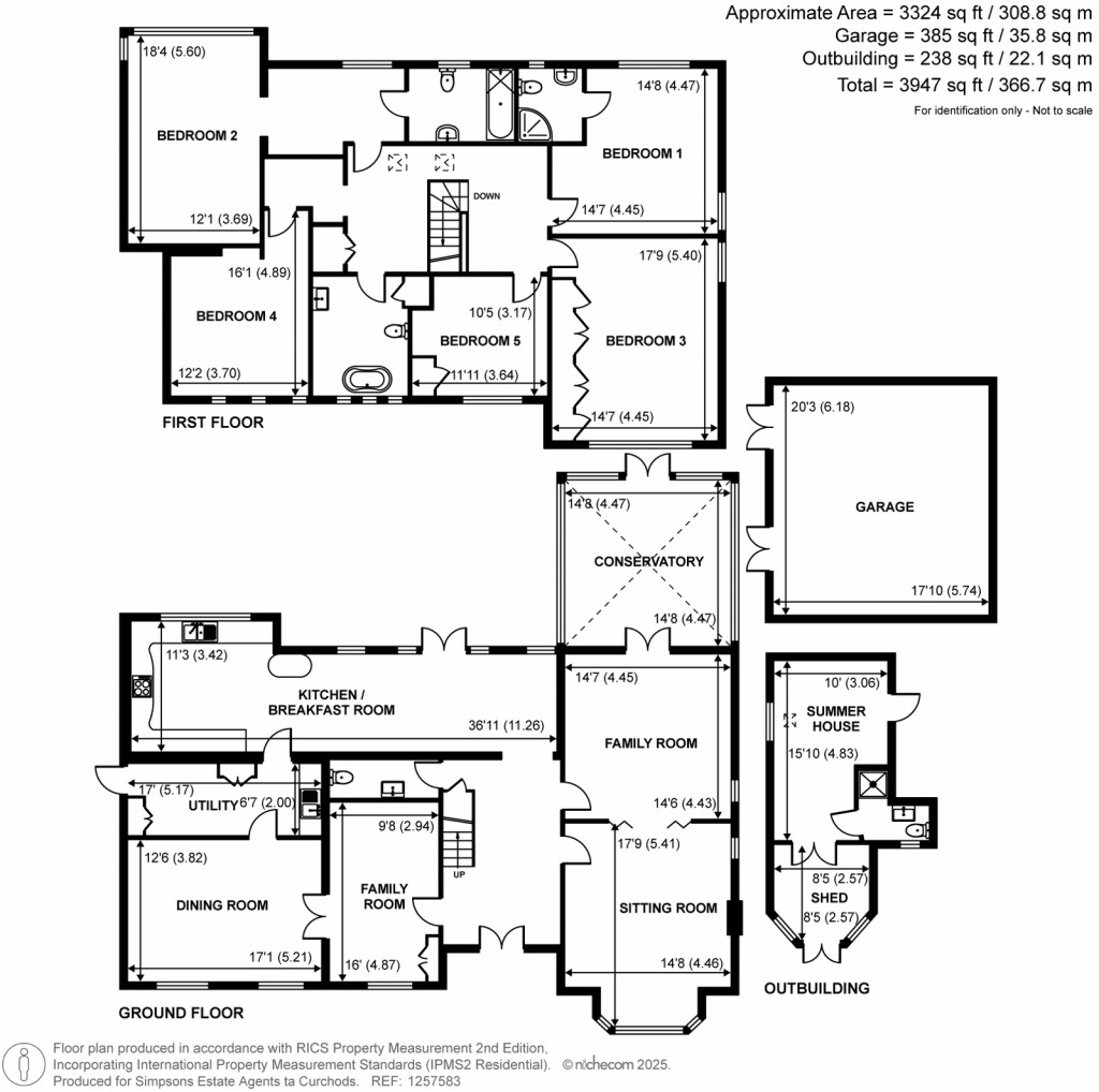 Floorplans For Seven Hills Road, Cobham, KT11