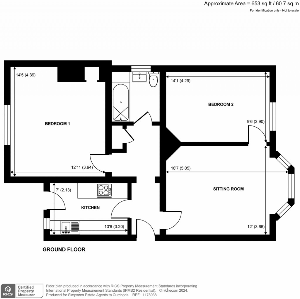Floorplans For Russell Road, Shepperton, Surrey
