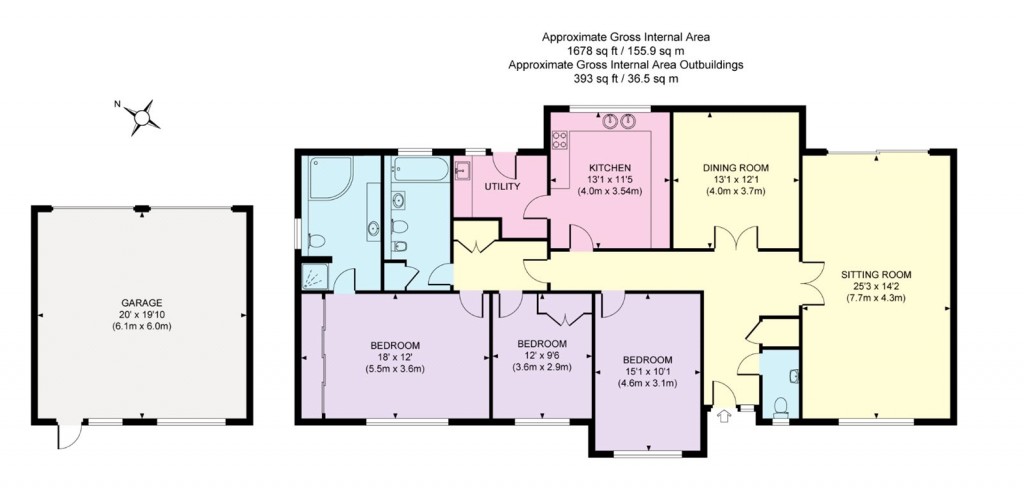 Floorplans For Summerhays, Cobham, Surrey
