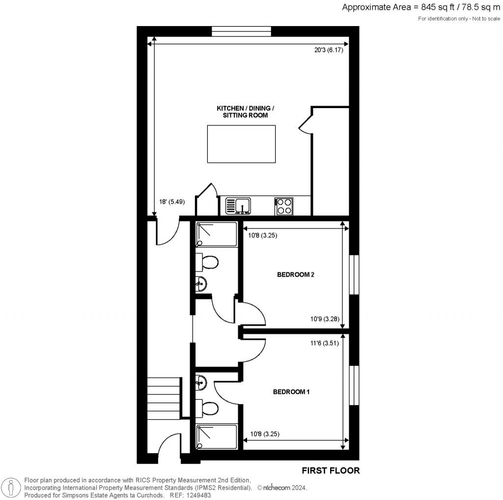 Floorplans For High Street, Leatherhead, Surrey