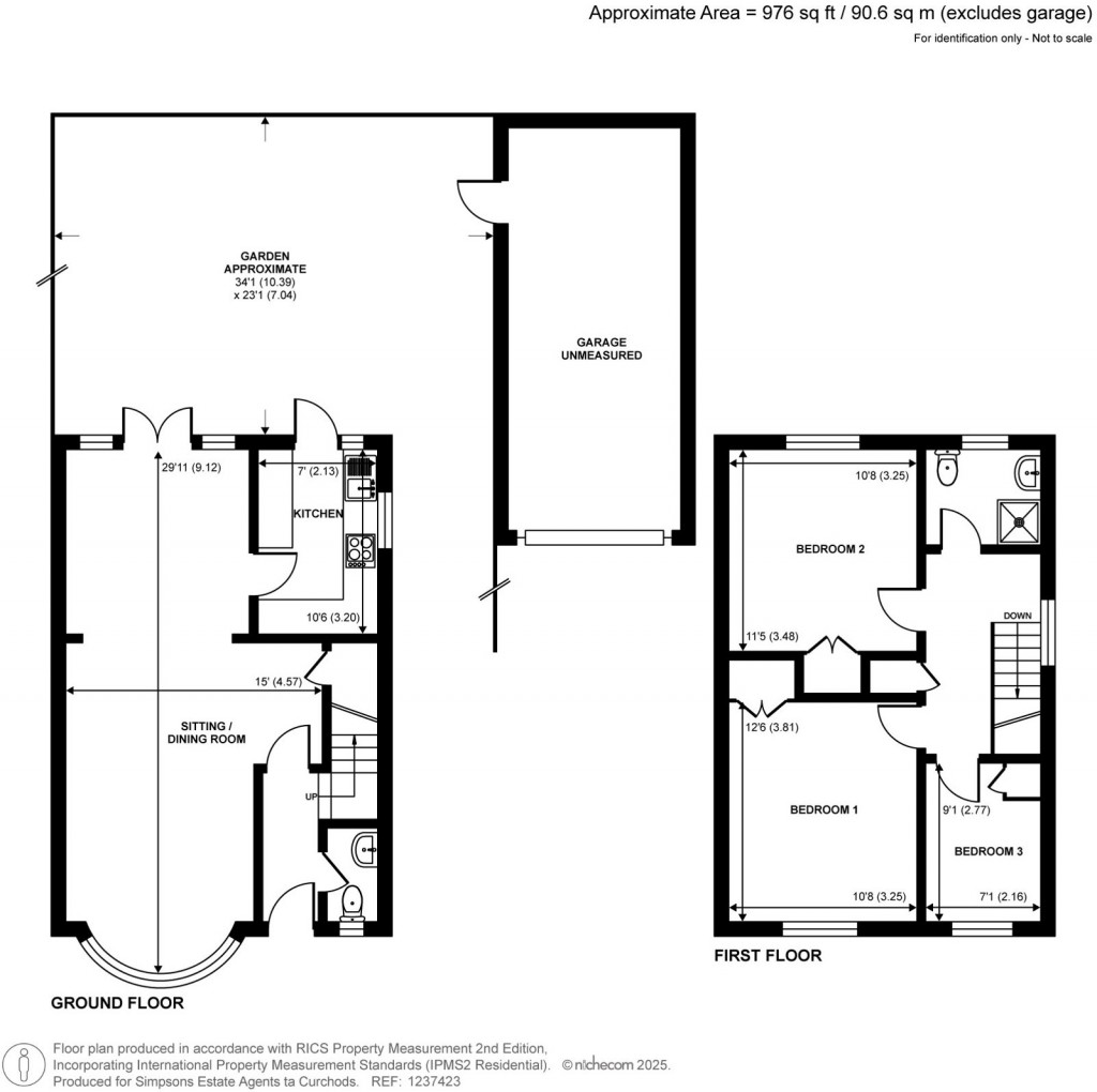 Floorplans For Rydens Park, Walton-on-Thames, KT12