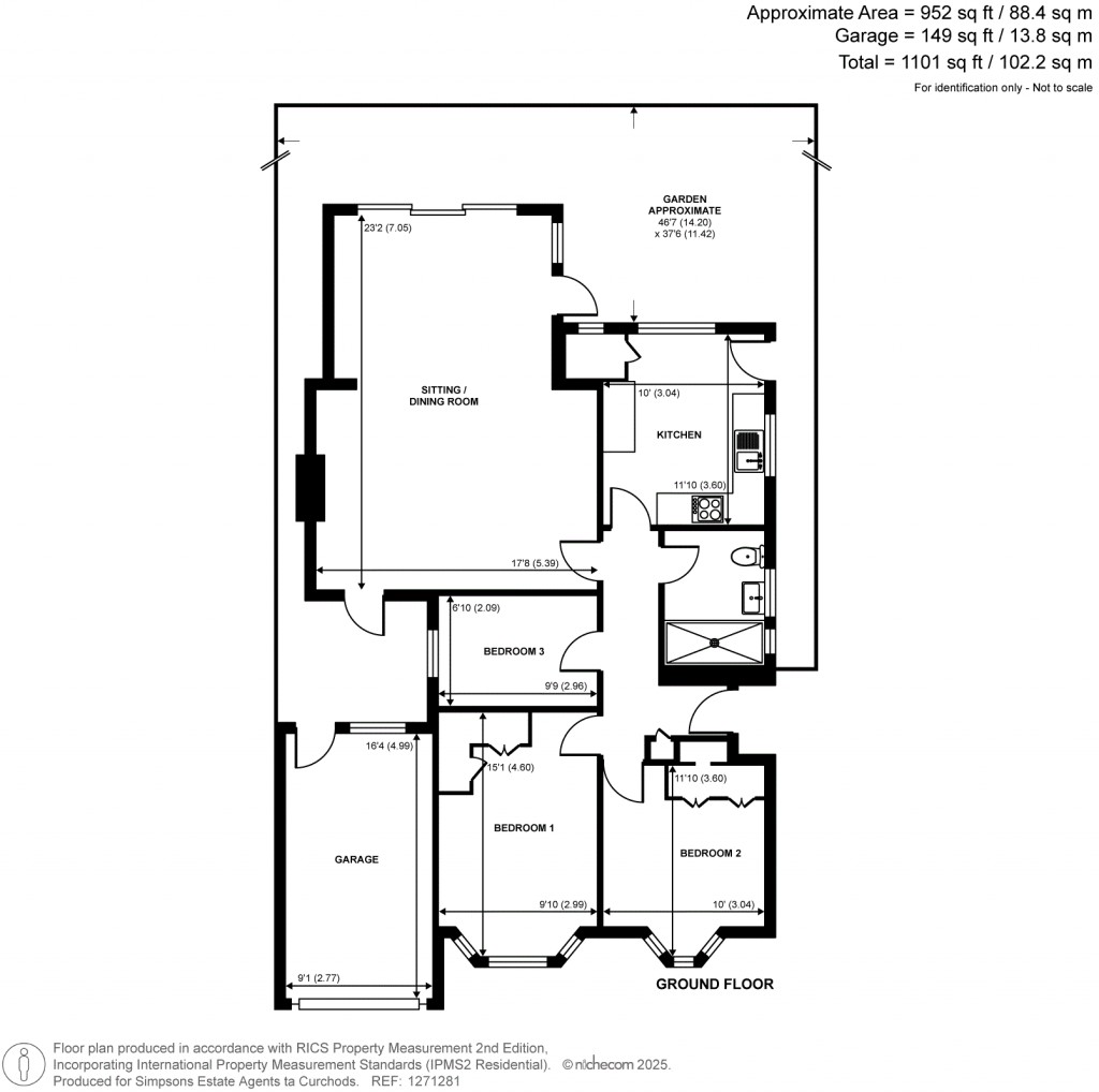 Floorplans For Laleham Road, Shepperton, TW17