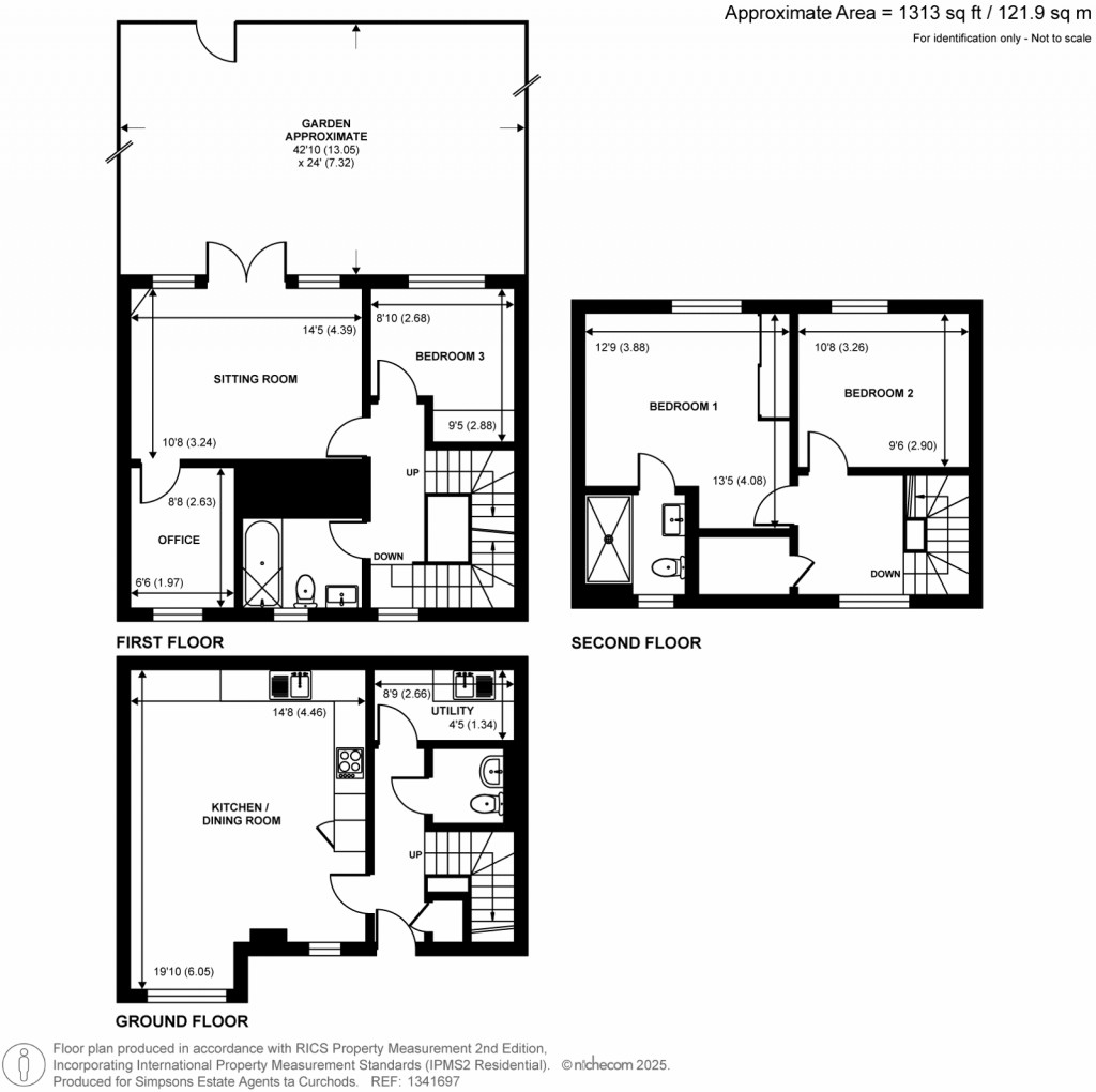 Floorplans For Consort Drive, Leatherhead, Surrey