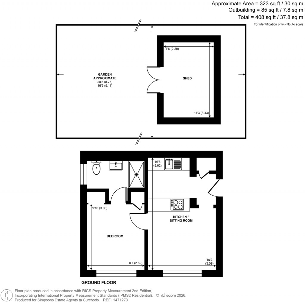 Floorplans For Hersham, Walton-on-Thames, Surrey