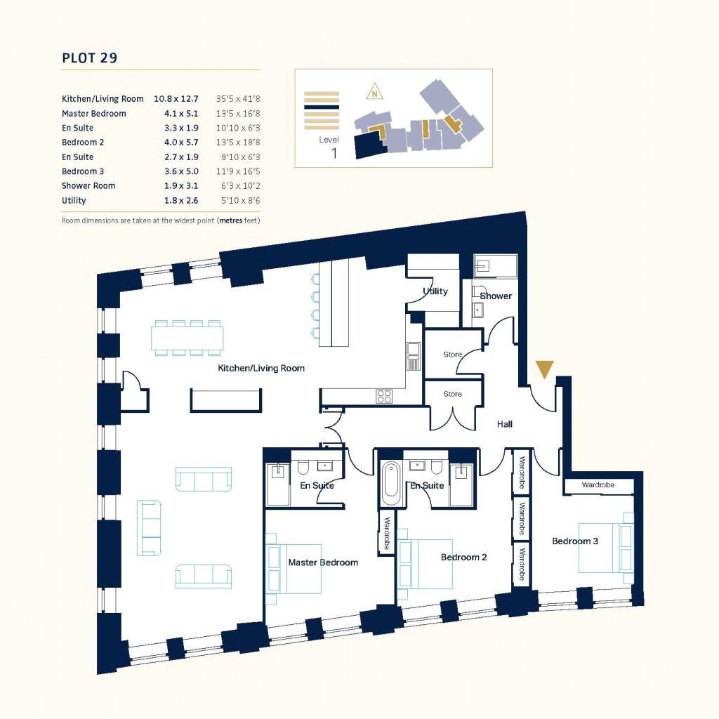 Floorplans For Village View, Belford Road, Edinburgh, Midlothian