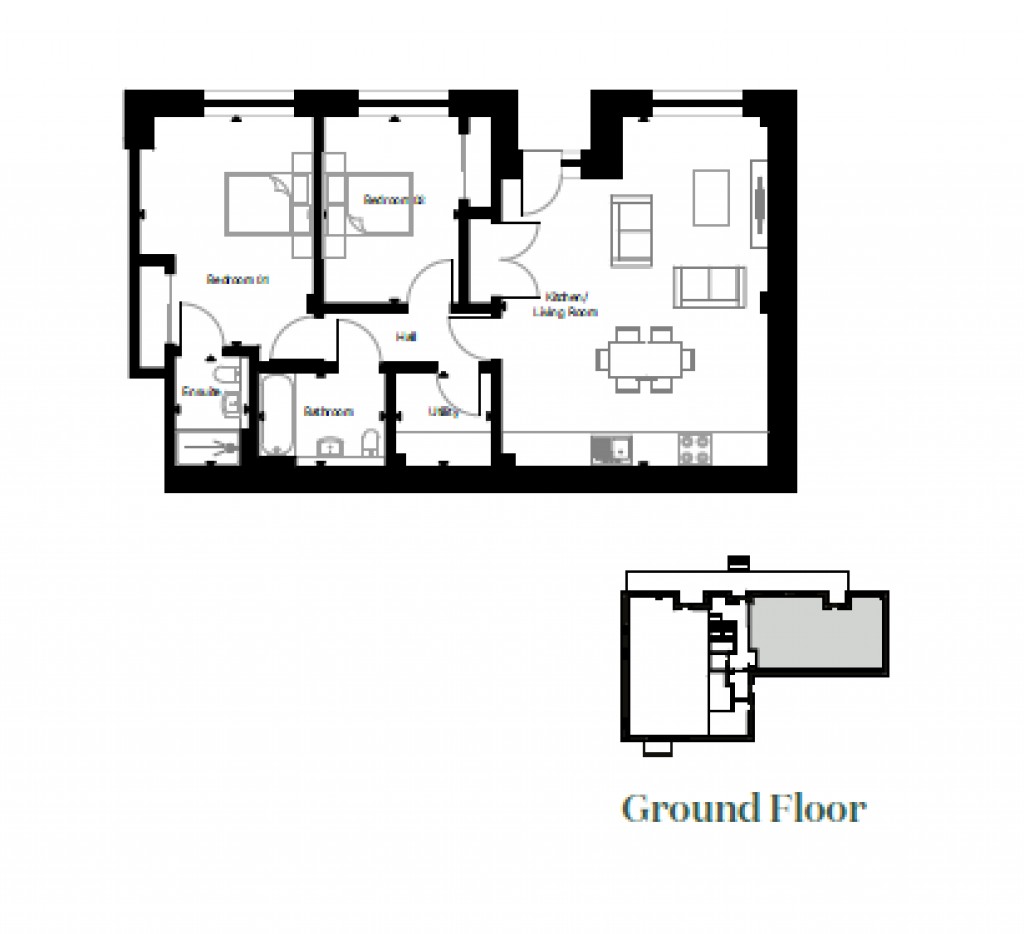 Floorplans For Apt Block A, St Andrews West, St Andrews
