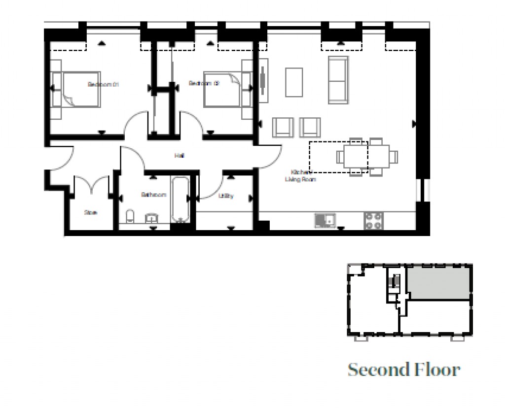 Floorplans For Apt Block A, St Andrews West, St Andrews