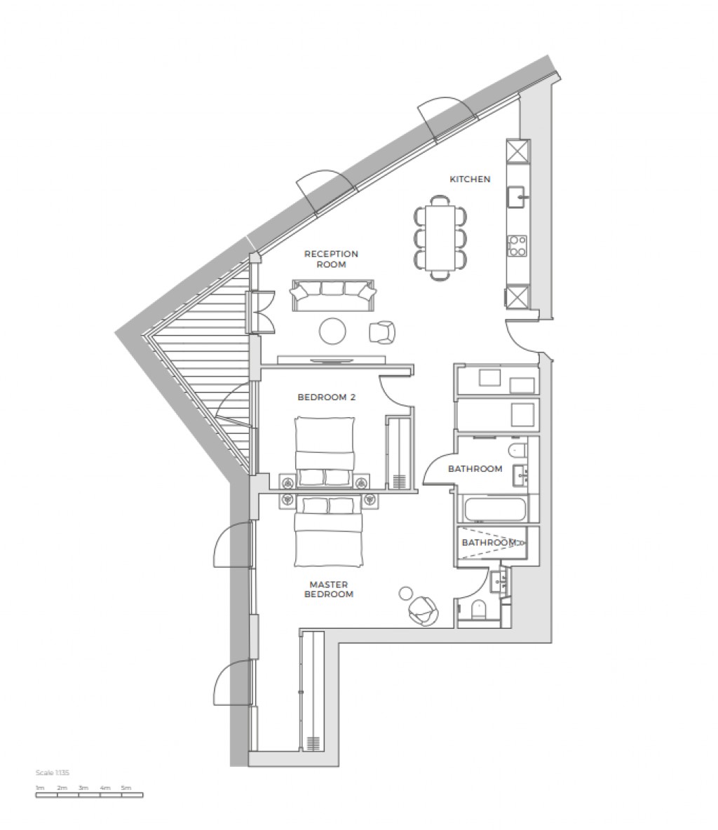 Floorplans For Elder Street, St James Quarter, Edinburgh