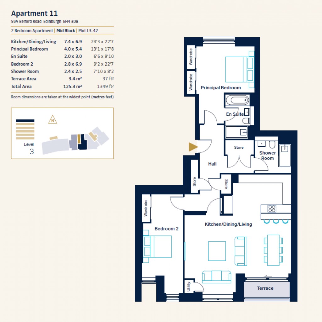 Floorplans For Edinburgh, City of Edinburgh