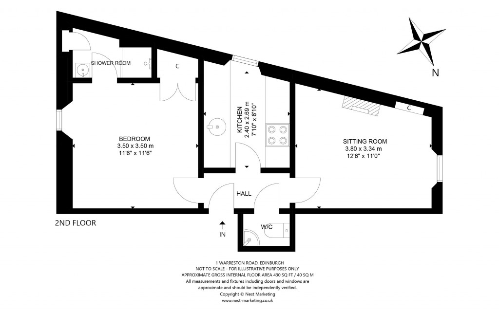 Floorplans For Warriston Road, Canonmills, Edinburgh