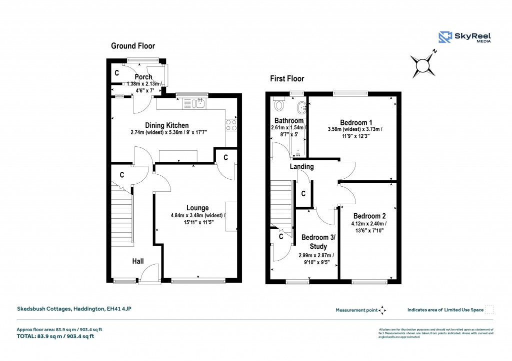 Floorplans For Haddington, East Lothian