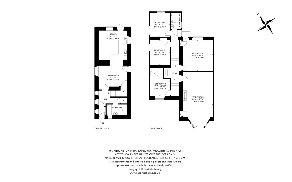 Floorplans For Edinburgh, Midlothian