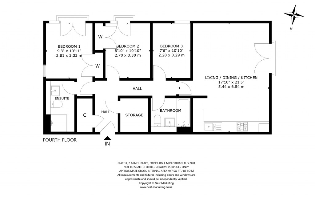 Floorplans For Edinburgh, Midlothian