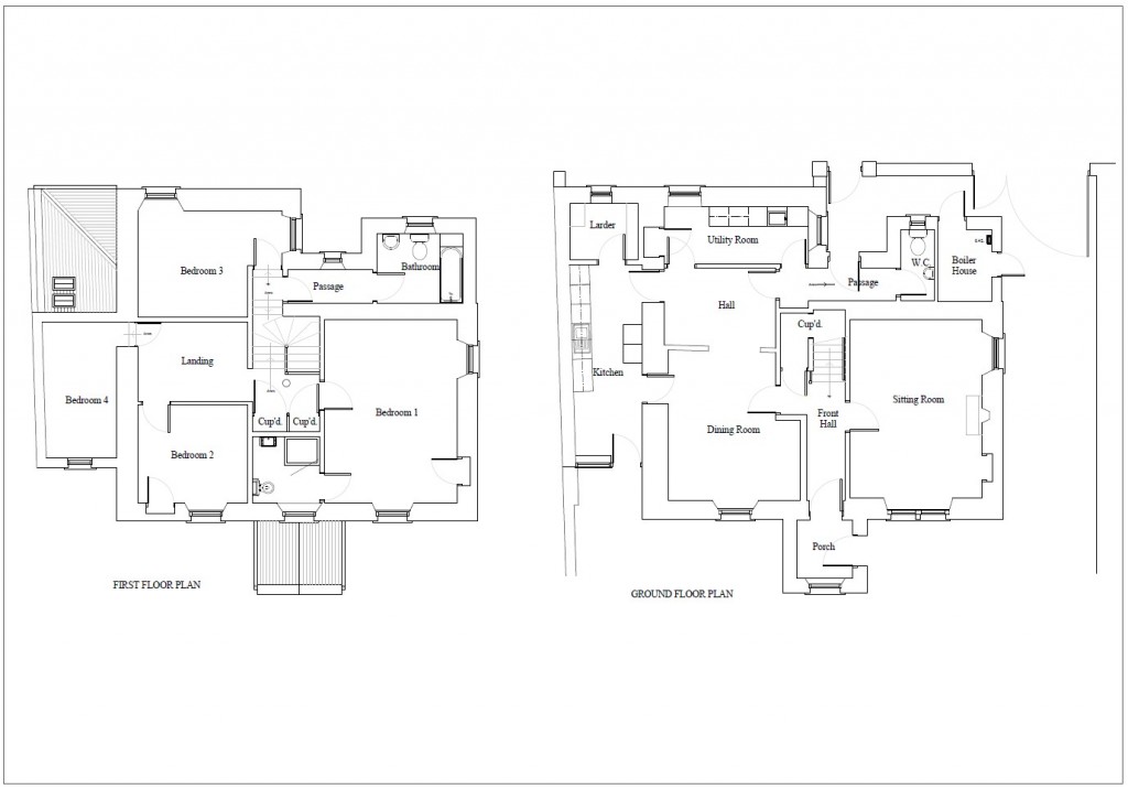 Floorplans For Shedden Park Road, Kelso, Scottish Borders