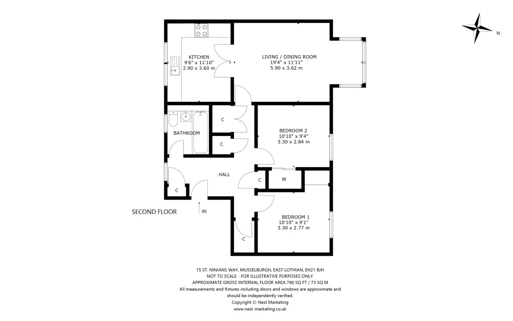 Floorplans For Musselburgh, East Lothian