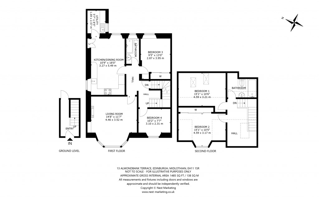 Floorplans For Edinburgh, Midlothian