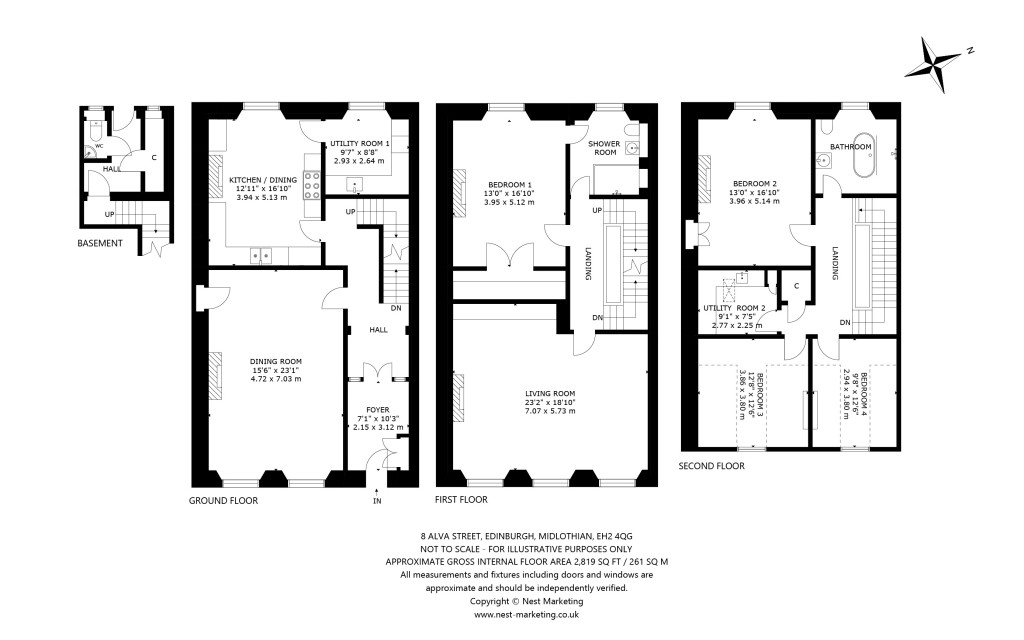 Floorplans For Edinburgh, Midlothian