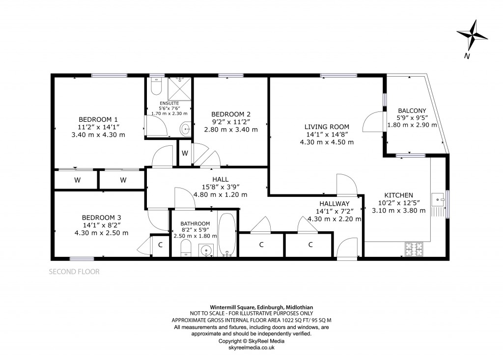 Floorplans For Wintermill Square, Edinburgh