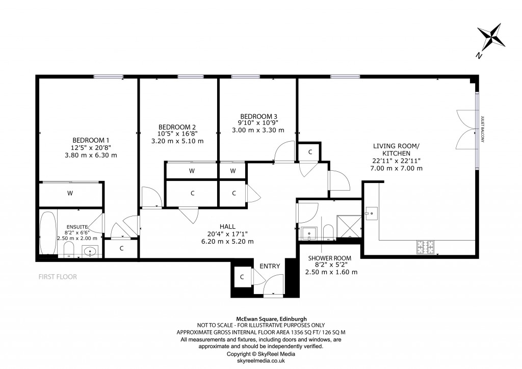 Floorplans For McEwan Square, Edinburgh