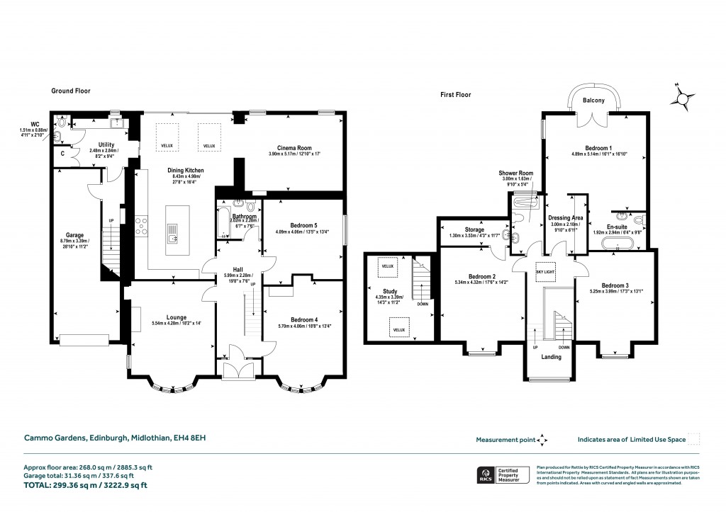 Floorplans For Edinburgh, Midlothian