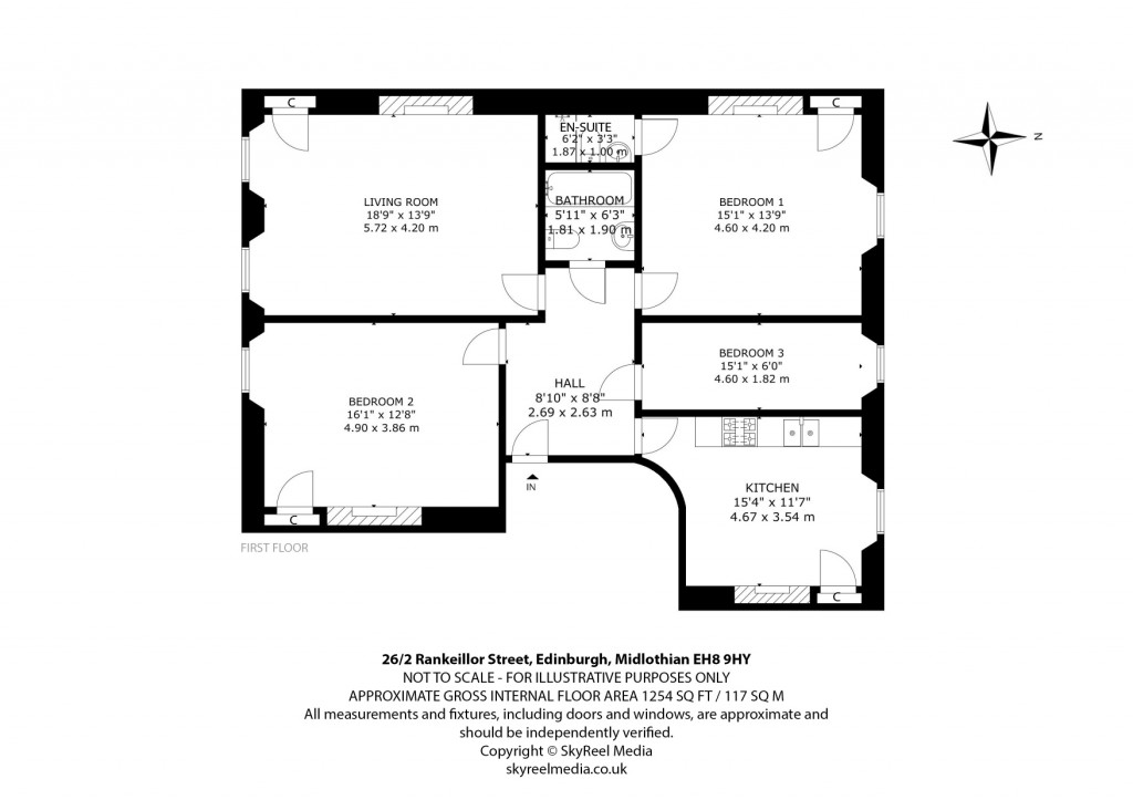 Floorplans For Rankeillor Street, Edinburgh