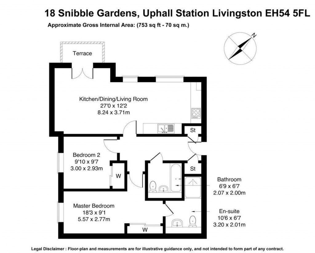 Floorplans For Uphall Station, Livingston, West Lothian