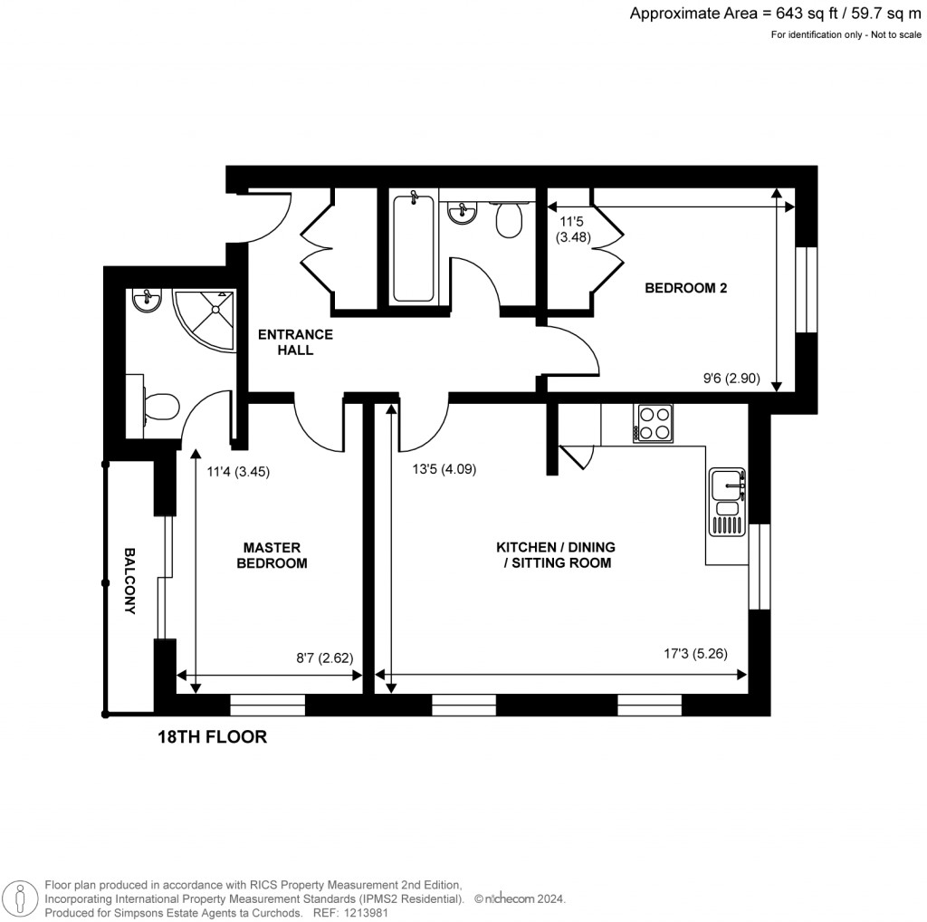 Floorplans For High Street, Esher, Surrey