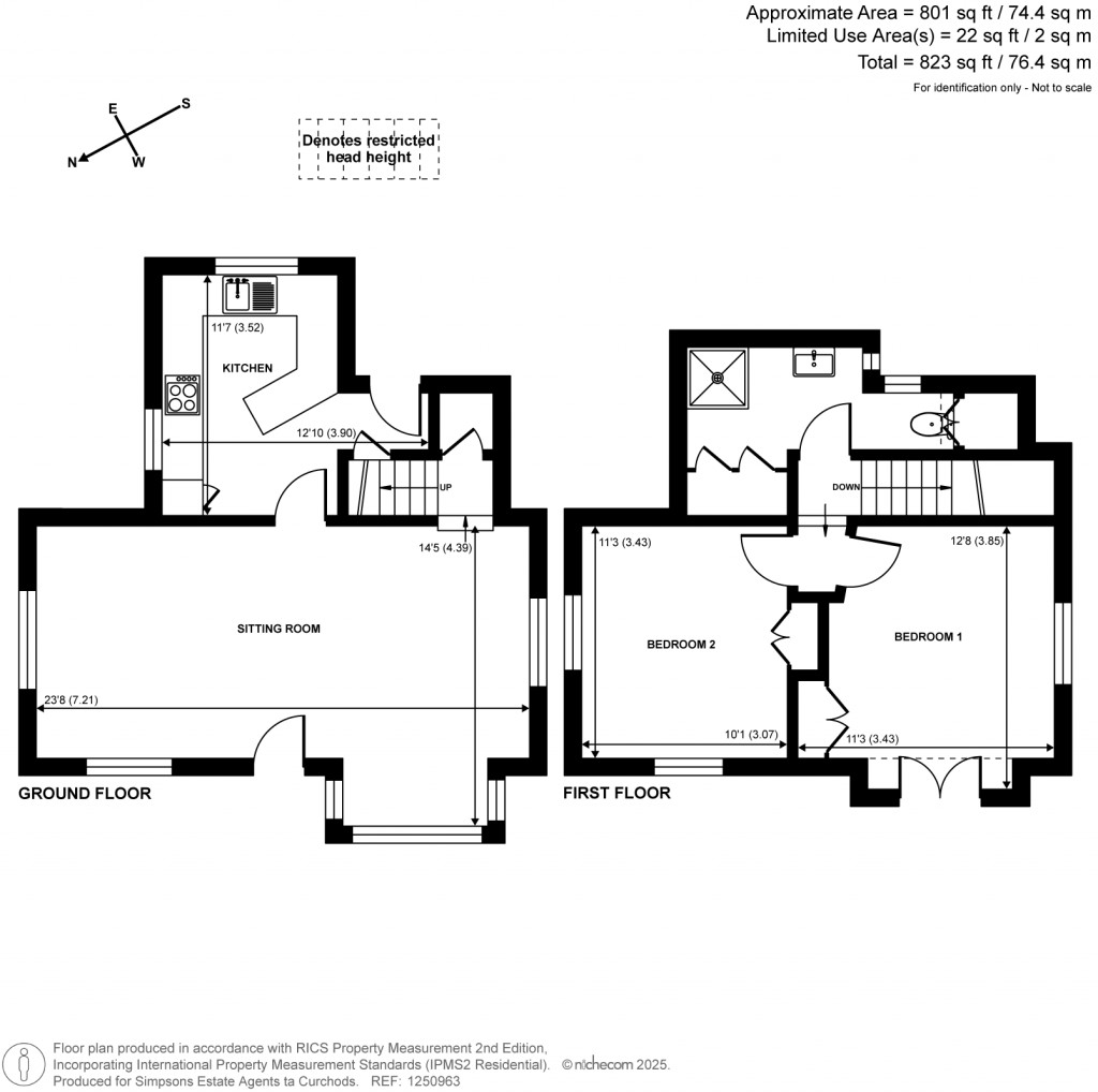 Floorplans For Leatherhead Road, Oxshott, Surrey