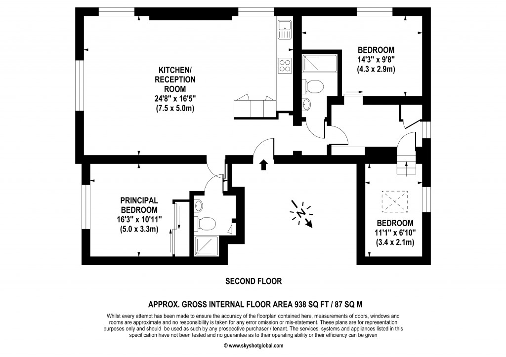 Floorplans For Portsmouth Road, Esher, Surrey