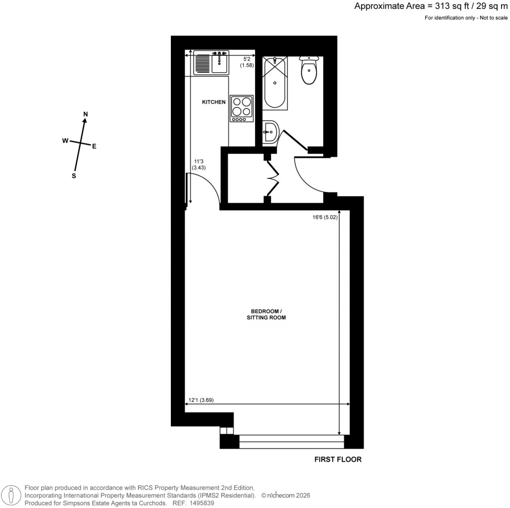 Floorplans For Weston Green Road, Thames Ditton, Surrey