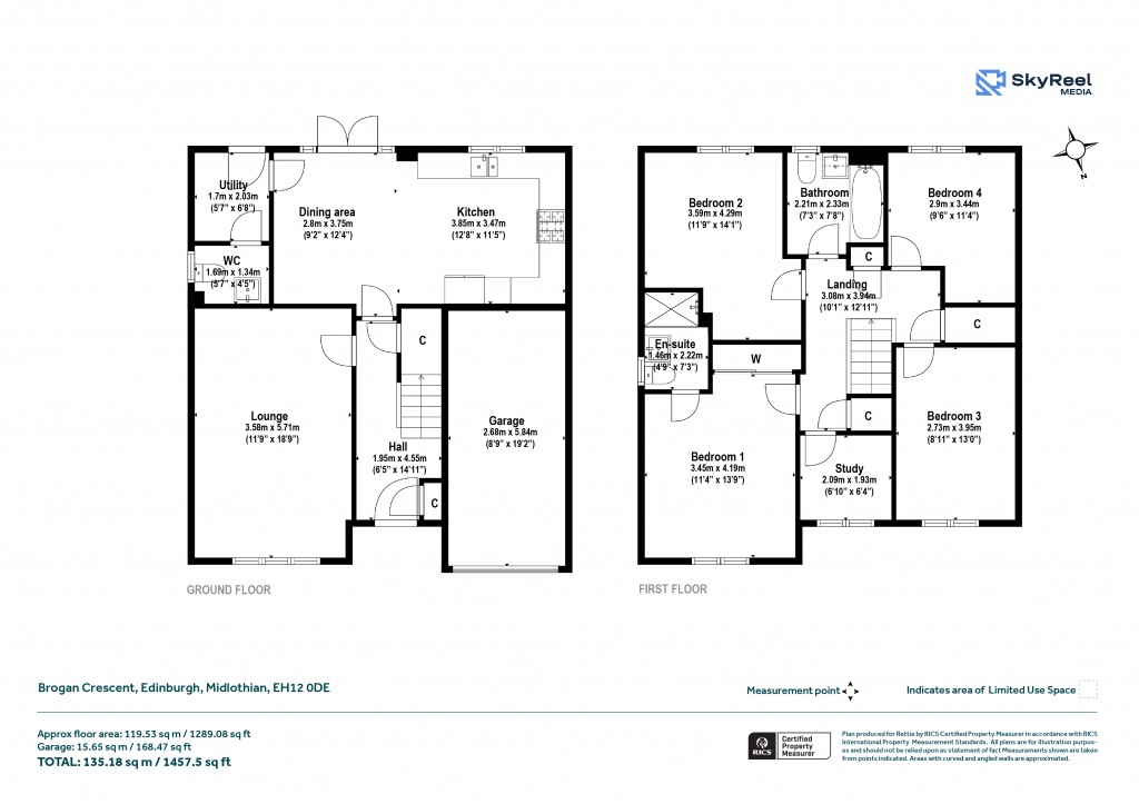 Floorplans For Edinburgh, Midlothian