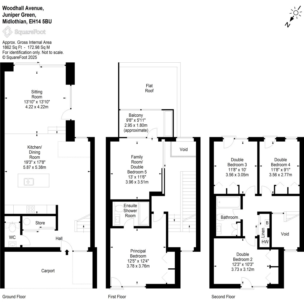 Floorplans For Juniper Green, Edinburgh