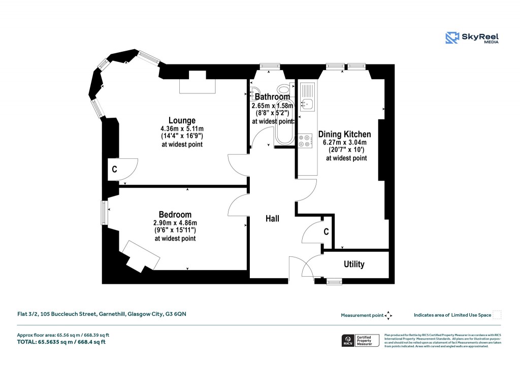 Floorplans For Garnethill, Glasgow City