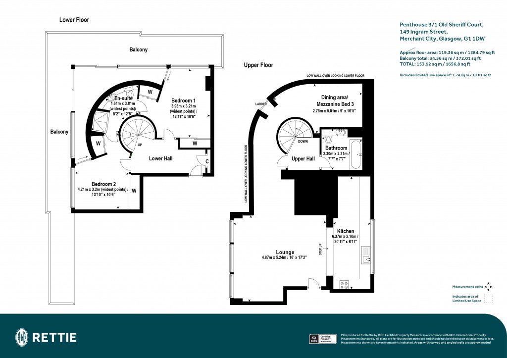 Floorplans For Merchant City, Glasgow