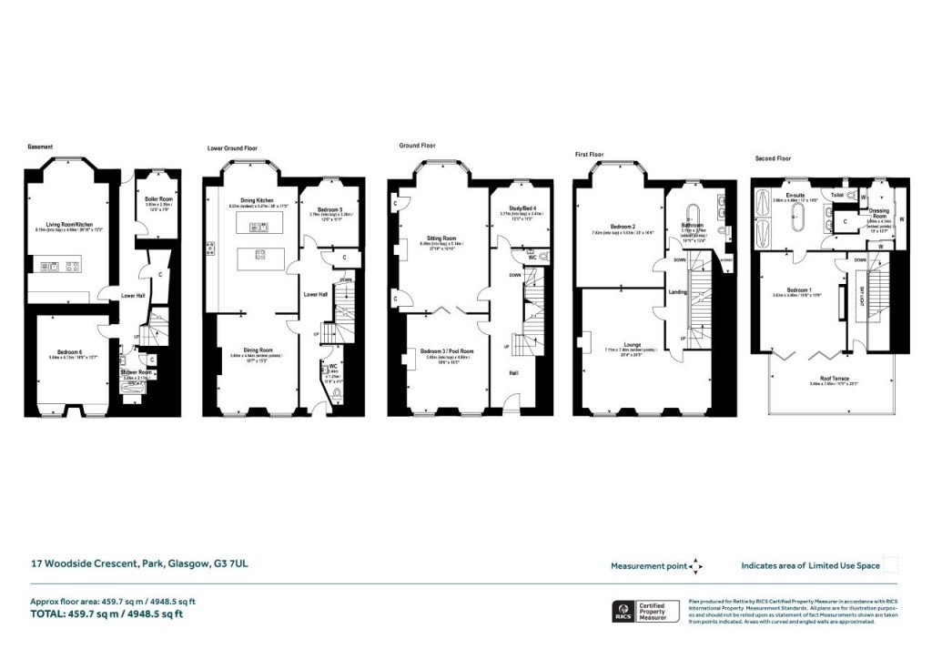 Floorplans For Park, Glasgow City