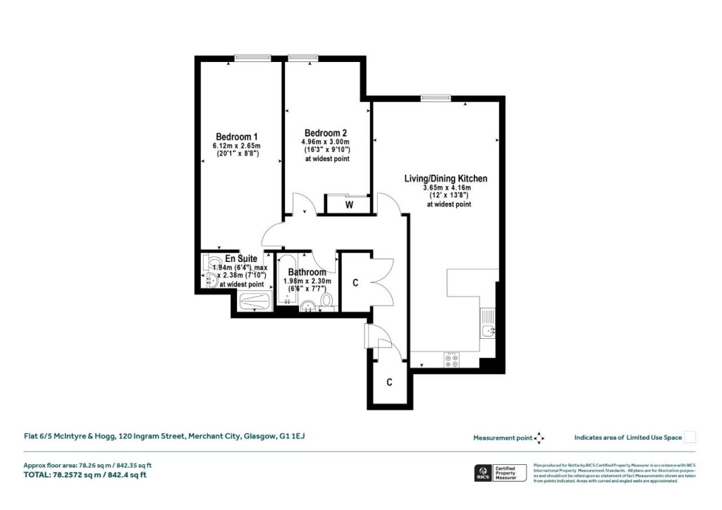 Floorplans For Merchant City, Glasgow