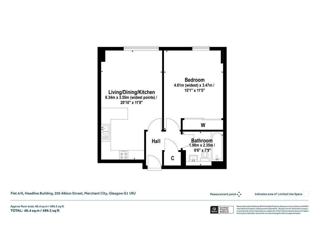 Floorplans For Merchant City, Glasgow City