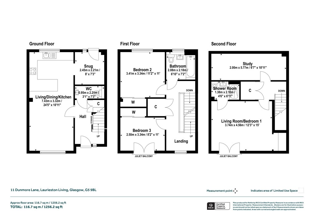 Floorplans For Laurieston Living, Glasgow
